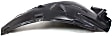 Front, Driver Side, Rear Section Fender Liner, Convertible (Without Premium Package)/Coupe (Manual Transmission)