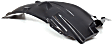 Front, Driver Side, Rear Section Fender Liner, Convertible (Without Premium Package)/Coupe (Manual Transmission)
