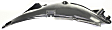 Front, Driver Side, Rear Section Fender Liner