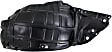 Front, Passenger Side, Front Section Fender Liner