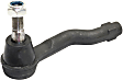 Front, Driver Side, Outer Tie Rod End, Base Model