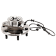2004-2007 Nissan Titan - Front, Driver or Passenger Side Wheel Hub, With Bearing, With Sensor, 6 in. x 6.75 in. Bolt Pattern