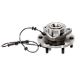 2004-2007 Nissan Titan - Front, Driver or Passenger Side Wheel Hub, With Bearing, With Sensor, 6 in. x 6.75 in. Bolt Pattern