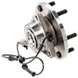2004-2007 Nissan Titan - Front, Driver or Passenger Side Wheel Hub, With Bearing, With Sensor, 6 in. x 6.75 in. Bolt Pattern