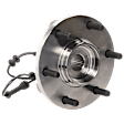 2004-2007 Nissan Titan - Front, Driver or Passenger Side Wheel Hub, With Bearing, With Sensor, 6 in. x 6.75 in. Bolt Pattern