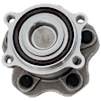 Front, Driver or Passenger Side Wheel Hub, 5 Lugs, With Bearing, AWD