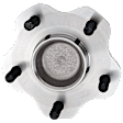 Front, Driver or Passenger Side Wheel Hub, 5 Lugs, With Bearing, AWD