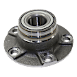 Front, Driver or Passenger Side Wheel Hub, With Bearing, 5 x 4.5 in. Bolt Pattern, Base Model, 8 Cyl., 4.5L Engine, RWD