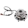 Rear, Driver or Passenger Side Wheel Hub, With Bearing, With Sensor, 6 in. x 5.5 in. Bolt Pattern