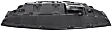 Front Engine Splash Shield, Engine Under Cover, Upper Section