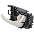 Front or Rear, Passenger Side Interior Door Handle, Painted Silver, With Door Lock Button, 6 Cyl., 3.5L Engine