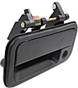 1998-2002 Honda Passport - Front, Driver Side Textured Black Exterior Door Handle, With Key Hole