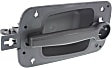 Front, Driver or Passenger Side Textured Black Exterior Door Handle, With Key Hole