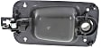 Front, Driver or Passenger Side Exterior Door Handle, Textured Black, With Key Hole, With Key Set