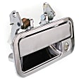 Front, Driver Side Chrome Exterior Door Handle, With Key Hole