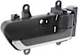 Front Or Rear, Passenger Side Black Interior Door Handle, Sport Utility