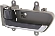 Front Or Rear, Driver Side Beige bezel with black lever Interior Door Handle, Sport Utility