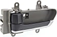 Front Or Rear, Driver Side Beige bezel with black lever Interior Door Handle, Sport Utility
