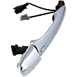 Front, Passenger Side Chrome Exterior Door Handle, Without Key Hole