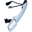 Front, Driver Side Chrome Exterior Door Handle, With Key Hole