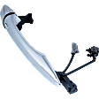 Front, Driver Side Chrome Exterior Door Handle, With Key Hole