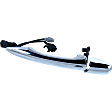 Front, Driver Side Chrome Exterior Door Handle, With Key Hole