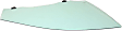 Front, Passenger Side Door Glass, Green Tint, Replaces NAGS No. FD25562 GTYN