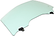 Front, Driver Side Door Glass, Green Tint, Replaces NAGS No. FD25563 GTYN
