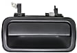 1998 Honda Passport EX - Rear, Passenger Side Textured Black Exterior Door Handle, Without Key Hole