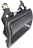 1998 Honda Passport EX - Rear, Passenger Side Textured Black Exterior Door Handle, Without Key Hole