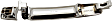 Rear, Driver or Passenger Side Chrome Exterior Door Handle, Without Key Hole