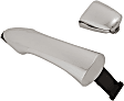 Rear, Driver or Passenger Side Chrome Exterior Door Handle, Without Key Hole