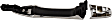 Rear, Driver or Passenger Side Chrome Exterior Door Handle, Without Key Hole