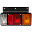 Passenger Side Tail Light, with Bulb, Halogen, Amber, Clear and Red Lens, Base Model
