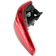 Passenger Side Tail Light, with Bulb, Halogen, Clear and Red Lens