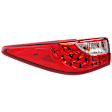 2013 Infiniti JX35 Base - Driver Side Halogen Tail Light, With bulb(s), OE Replacement