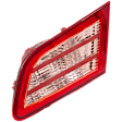 Passenger Side Tail Light, with Bulb, Halogen, Clear and Red Lens
