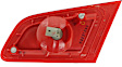 Driver Side Tail Light, with Bulb, Halogen, Red Lens