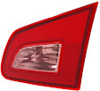 Passenger Side Tail Light, with Bulb, Halogen, Clear and Red Lens