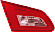 Driver Side Tail Light, with Bulb, Halogen, Clear and Red Lens