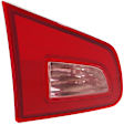 Driver Side Tail Light, with Bulb, Halogen, Clear and Red Lens