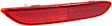Rear, Passenger Side Bumper Reflector,, CAPA Certified