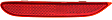 Rear, Driver Side Bumper Reflector,, CAPA Certified