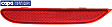 Rear, Driver Side Bumper Reflector,, CAPA Certified