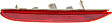 Rear, Driver Side Bumper Reflector,, CAPA Certified