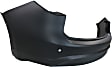 Rear Primed Bumper Cover, For Models With Premium Package, With Parking Aid Sensor Holes