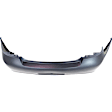 Rear Primed Bumper Cover, Sedan, For Models Without Premium Package, (G25 Base/Journey Model), Without Parking Aid Sensor Holes