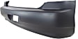 Rear Primed Bumper Cover, Sedan