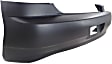 Rear Primed Bumper Cover, Sedan