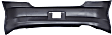 Rear Primed Bumper Cover, Sedan